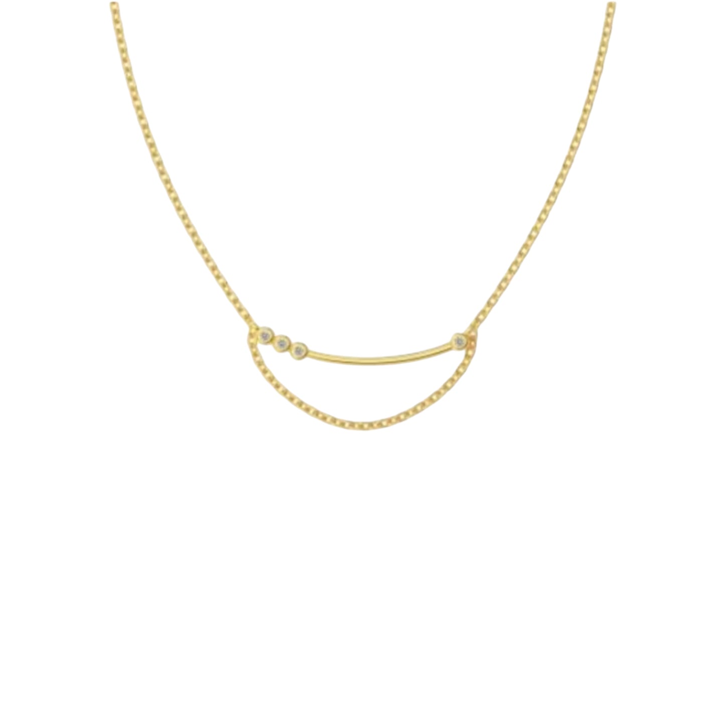 Curved Chain Necklace