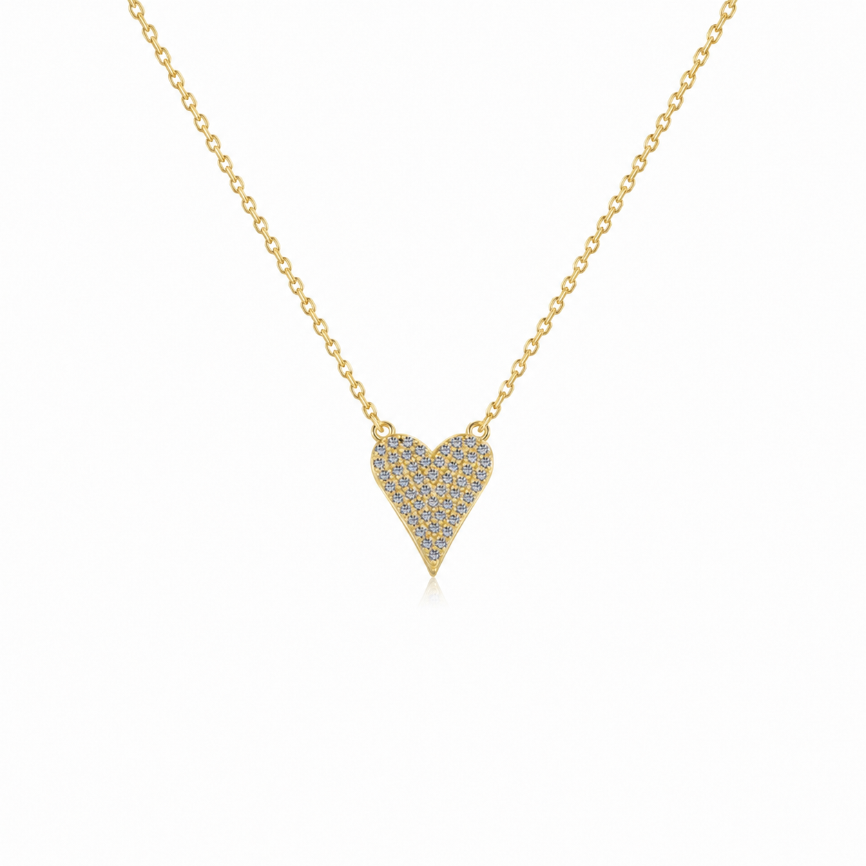 Pavé Heart Necklace