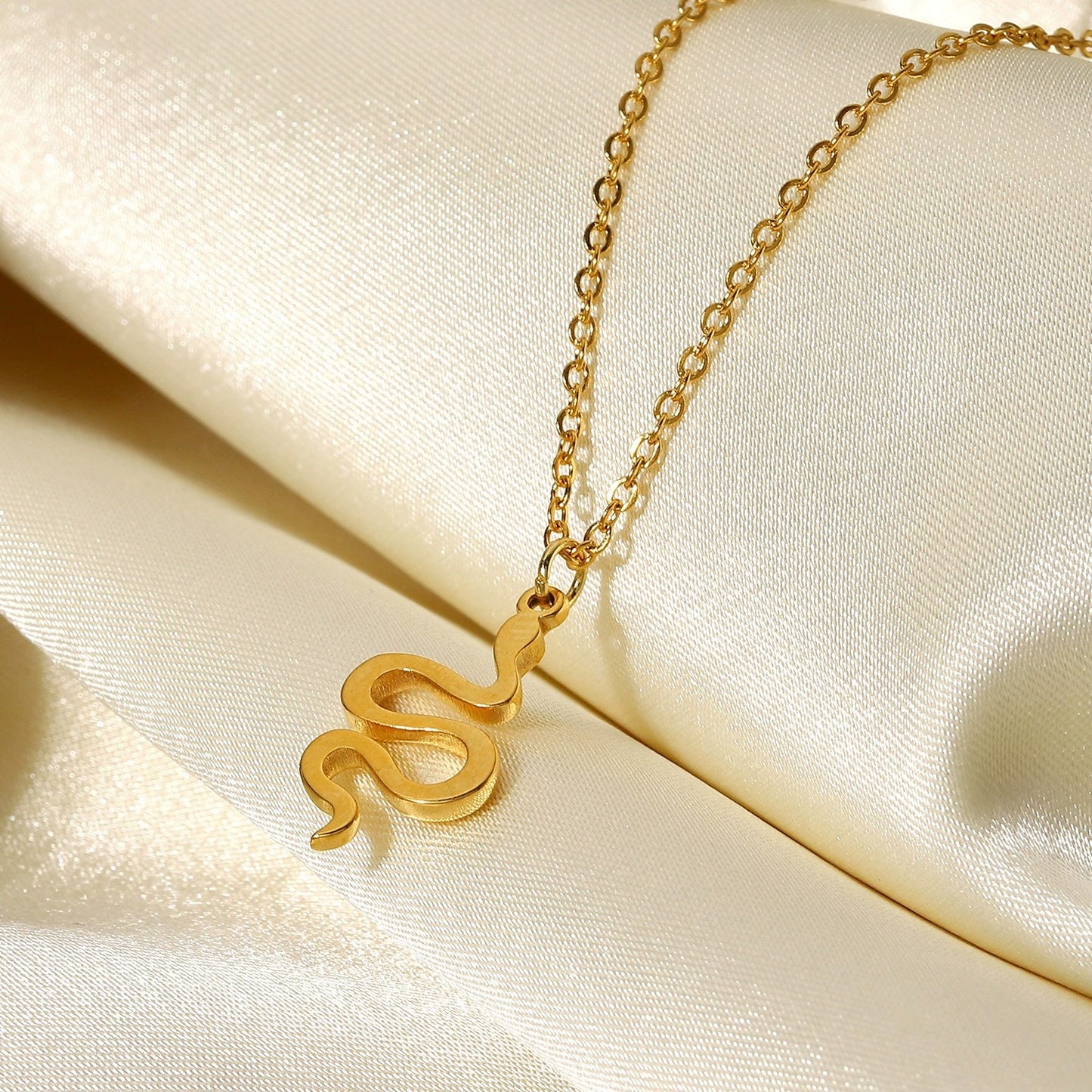 Serpent Pendant Necklace