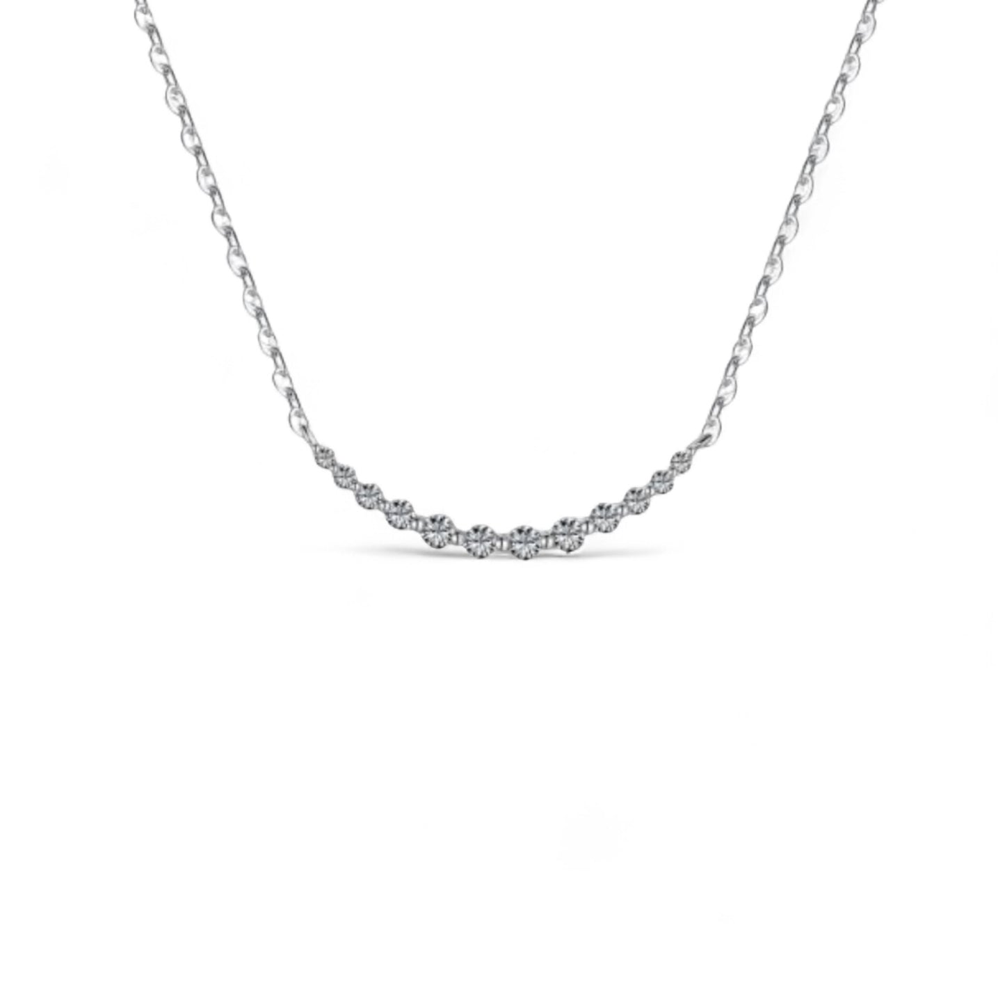 Shimmer Bar Pendant Necklace