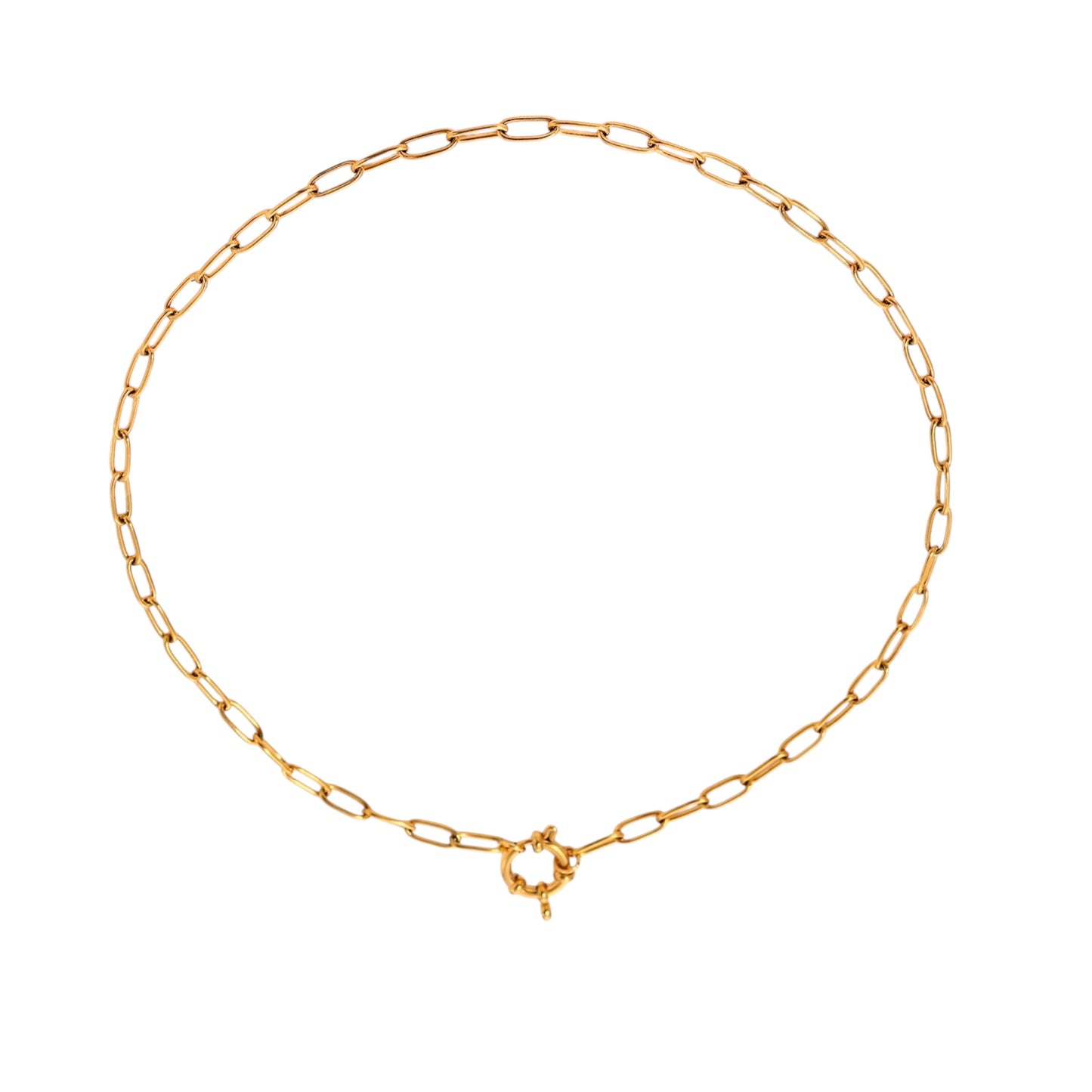 Round Link Necklace