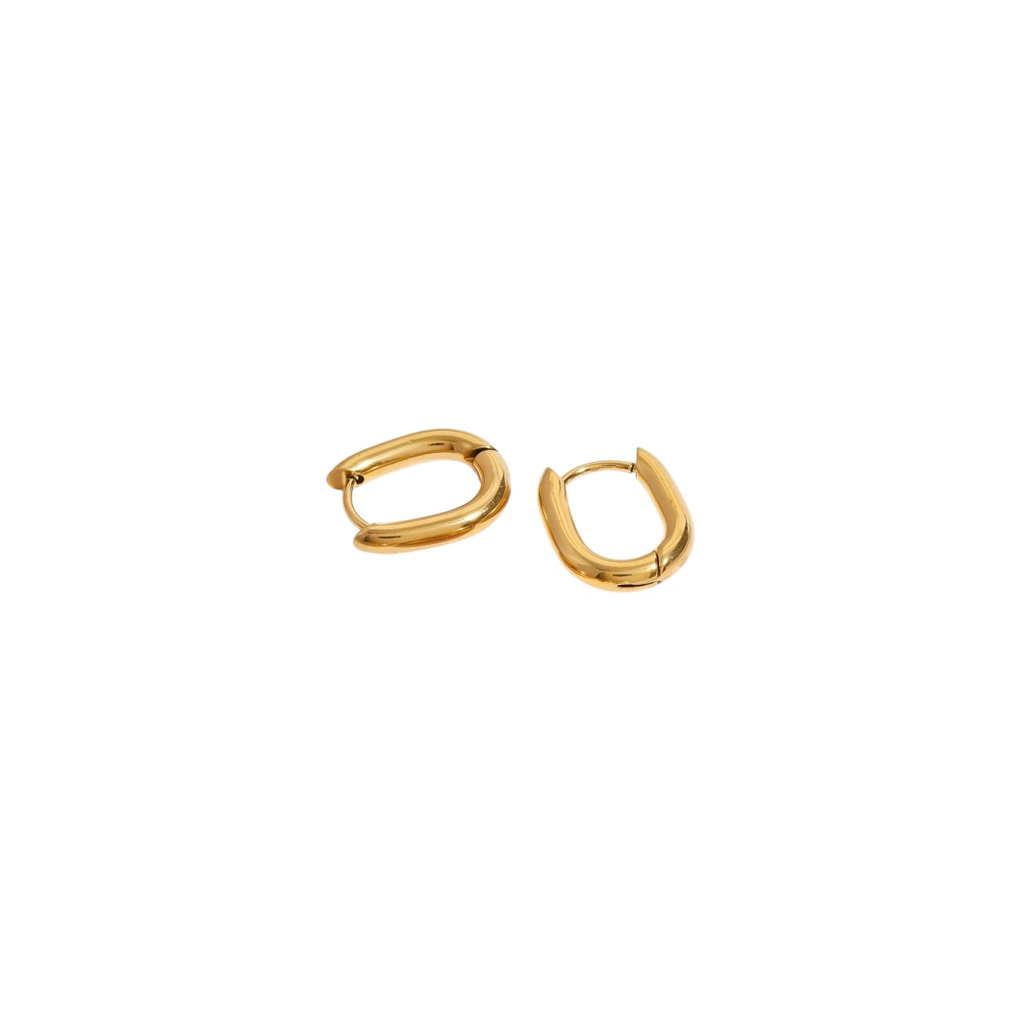 Sleek Elongated Hoops