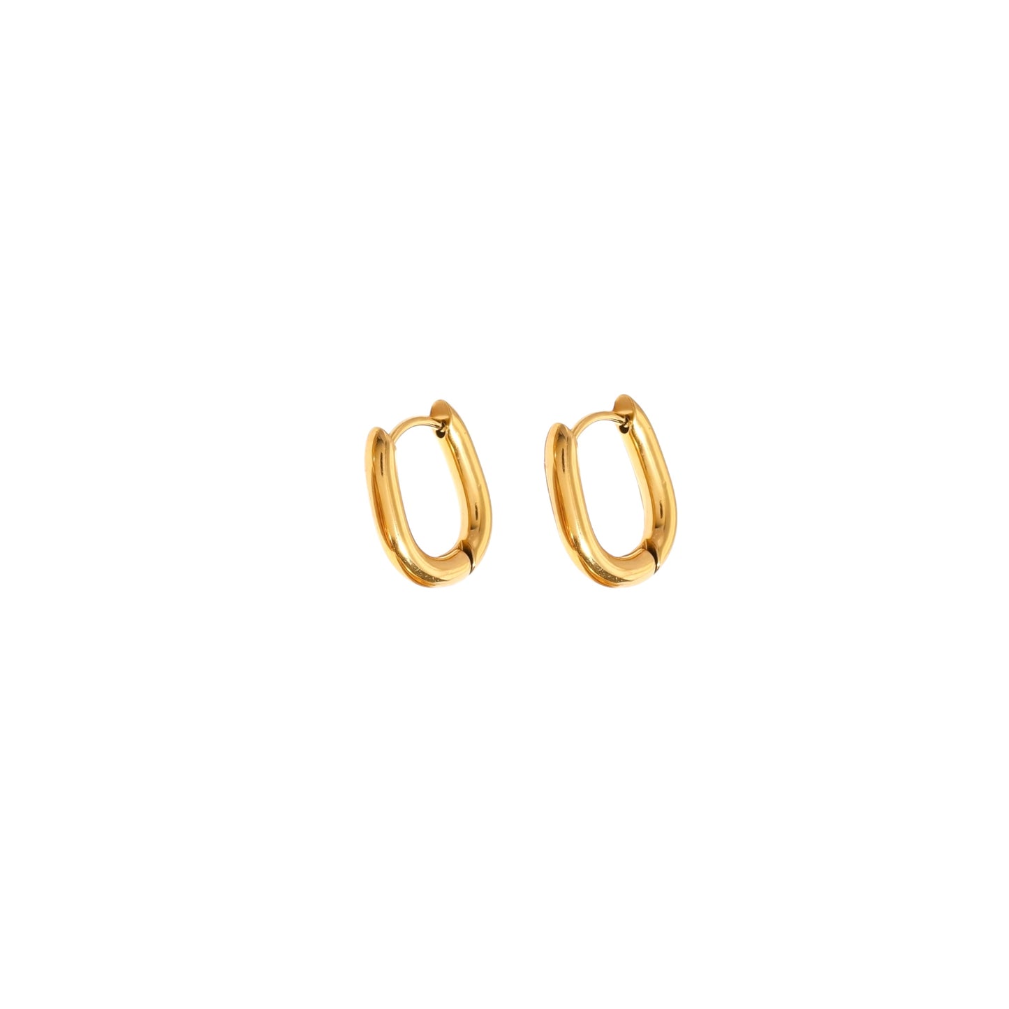 Sleek Elongated Hoops