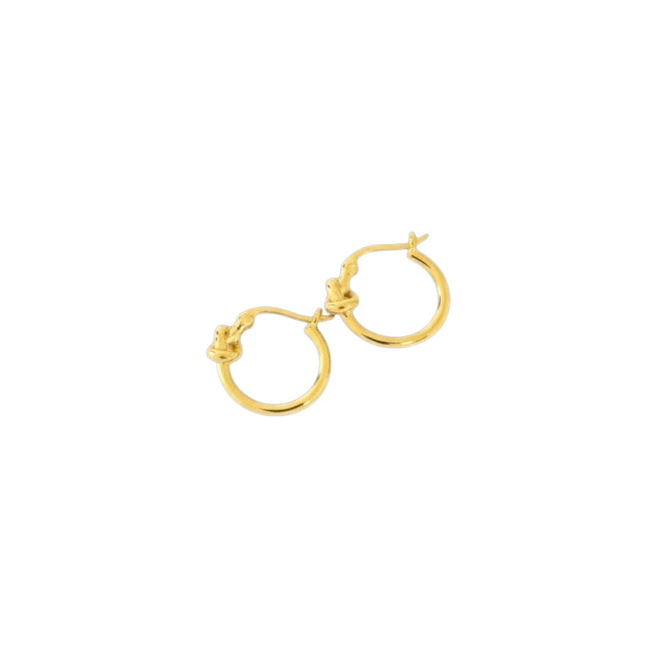 Knot Detail Hoop Earrings