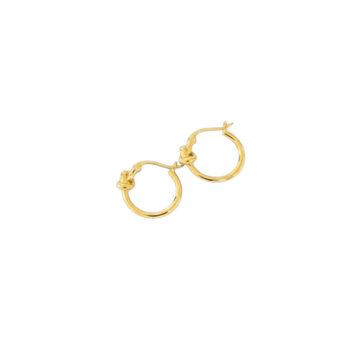 Knot Detail Hoop Earrings