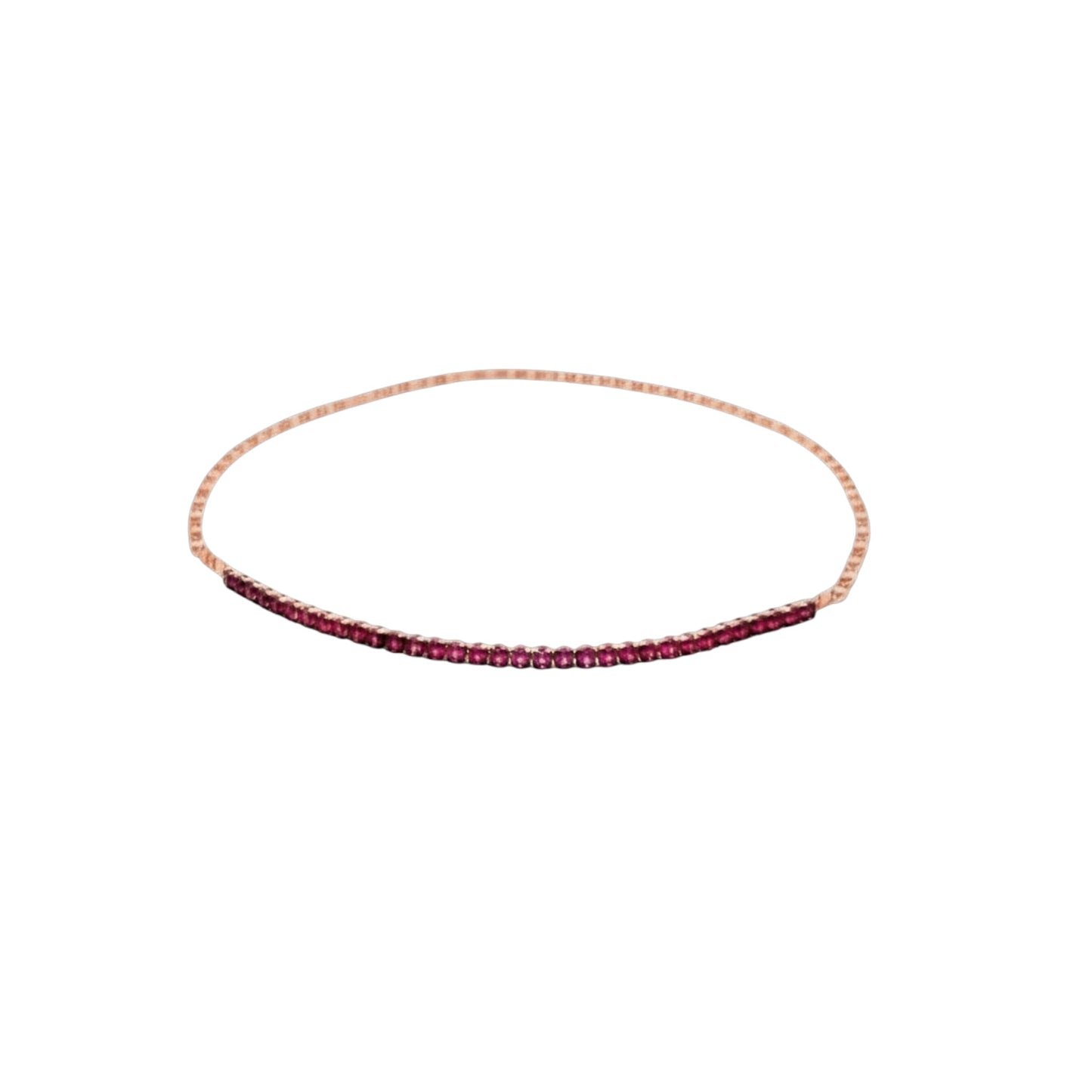 Pink Stone Rose Gold Anklet