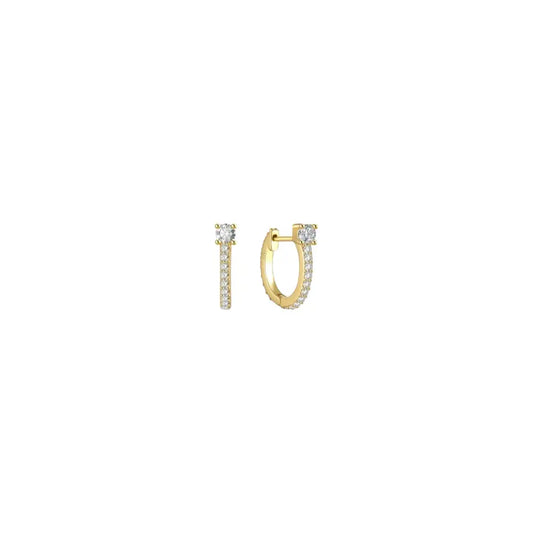 Classic Pavé Huggies Earrings