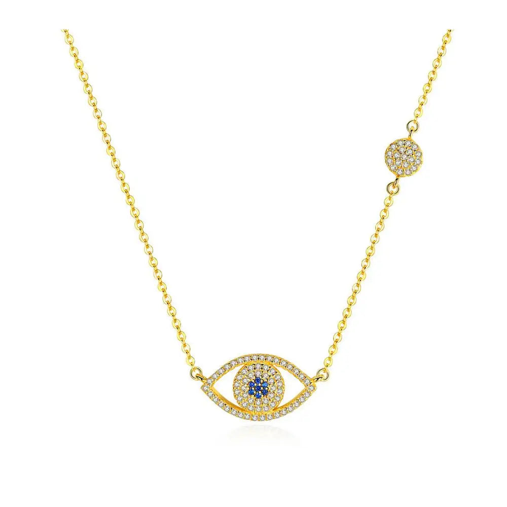 Evil Eye Necklace Gold Necklaces