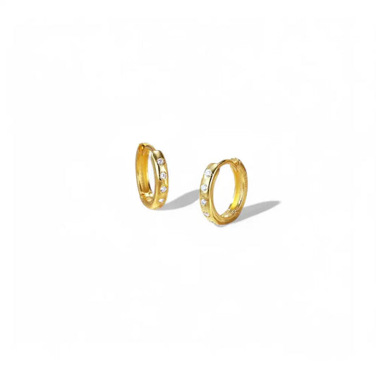 Gold Essential Huggie Hoop Earrings Earrings