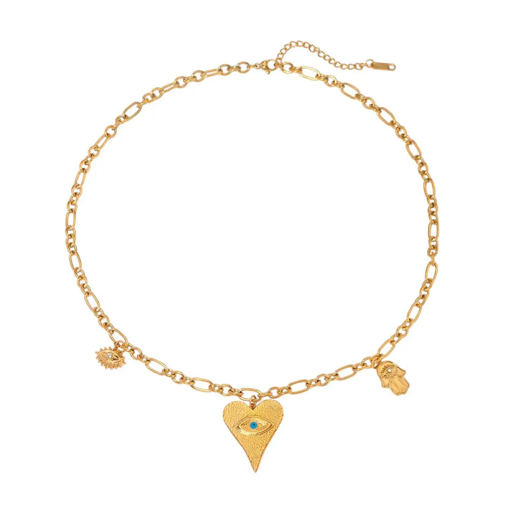 Golden Charm Necklace Necklaces