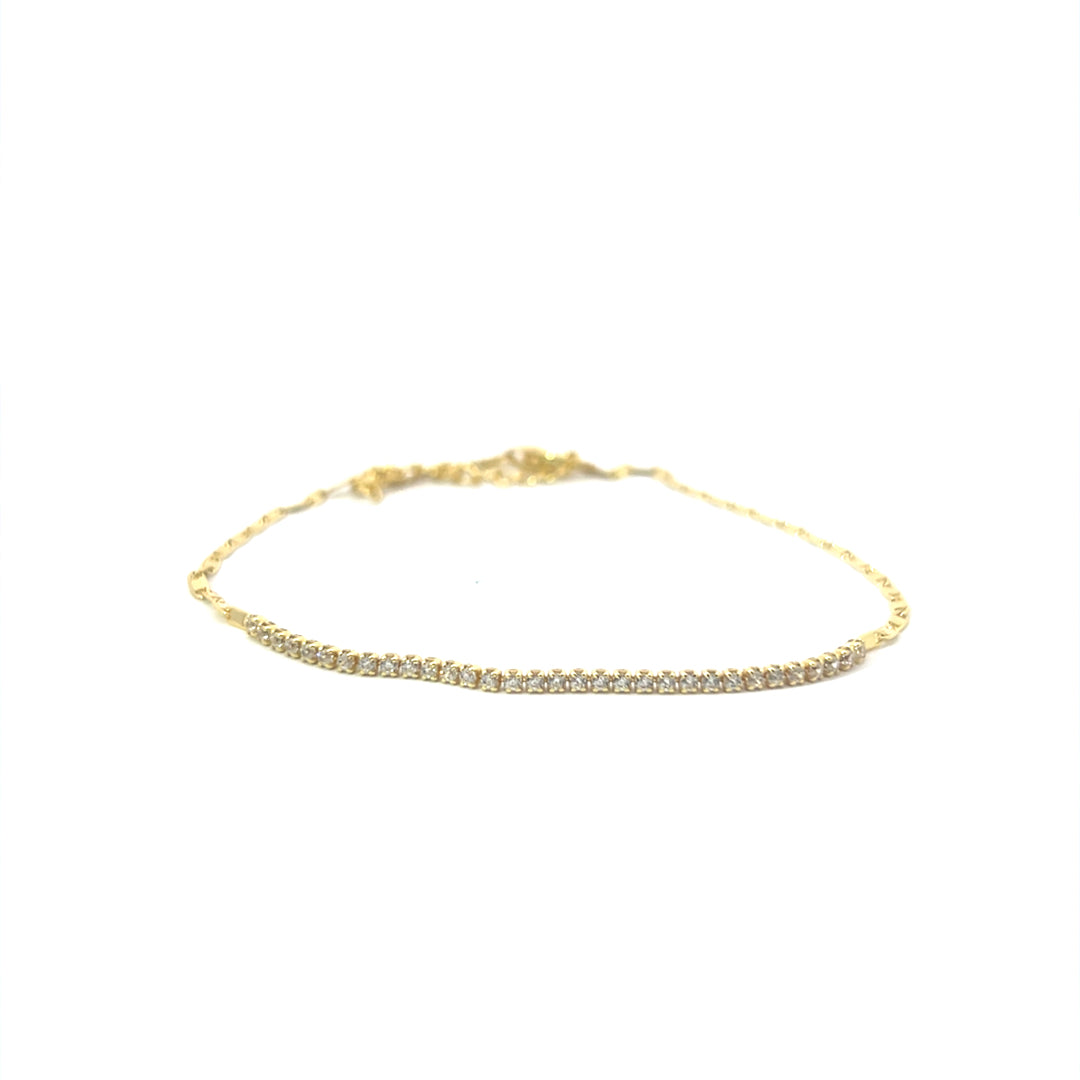 Gold Sparkle Anklet