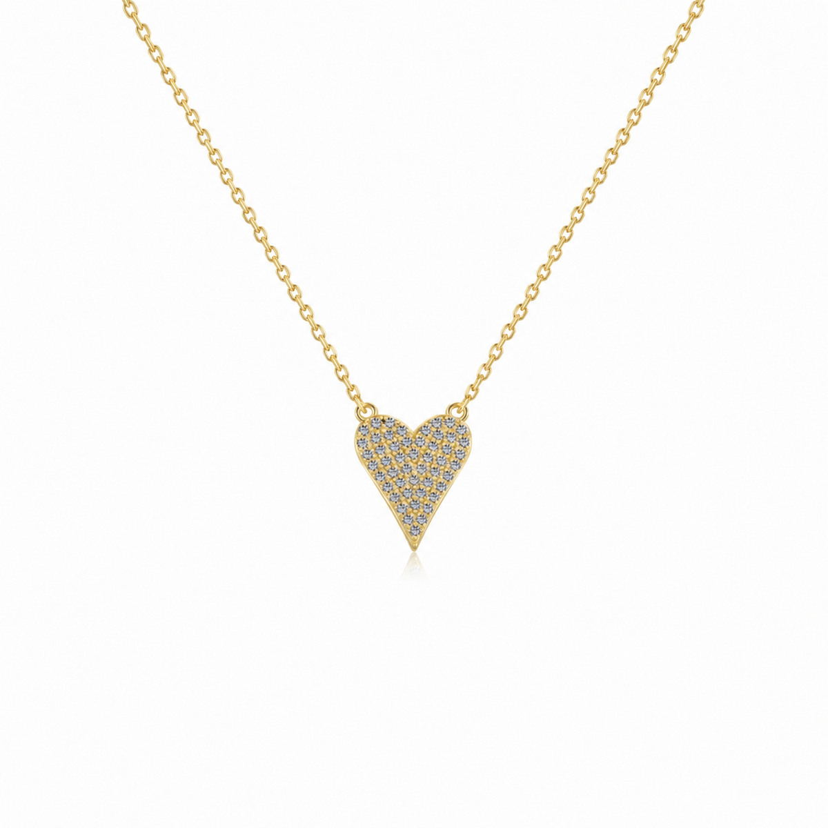 Pavé Heart Necklace