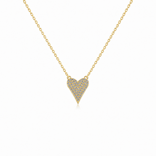 Pavé Heart Necklace