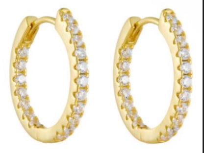 Double Pavé Hoops