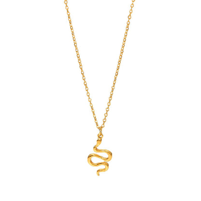 Golden Serpent Necklace