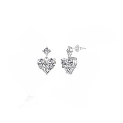 Heart Drop Earrings