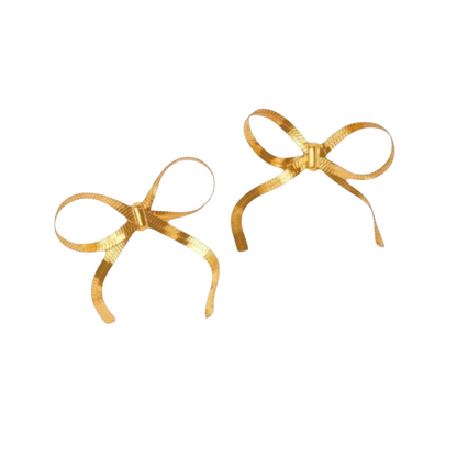 Ribbon Bow Stud Earrings