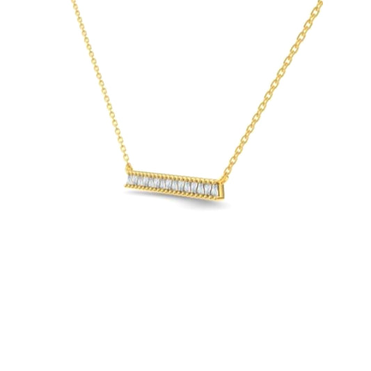 Radiant Bar Necklace