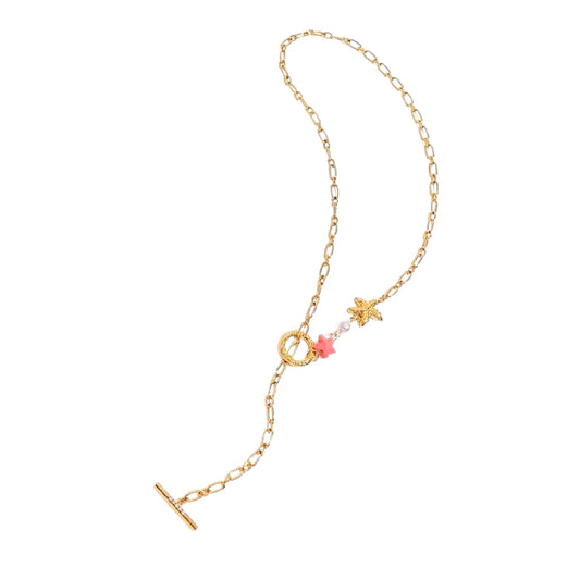 Starfish Fob Chain Necklace