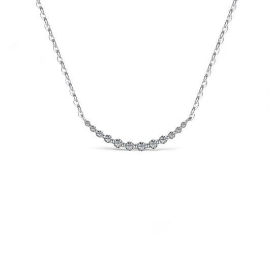 Shimmer Bar Pendant Necklace