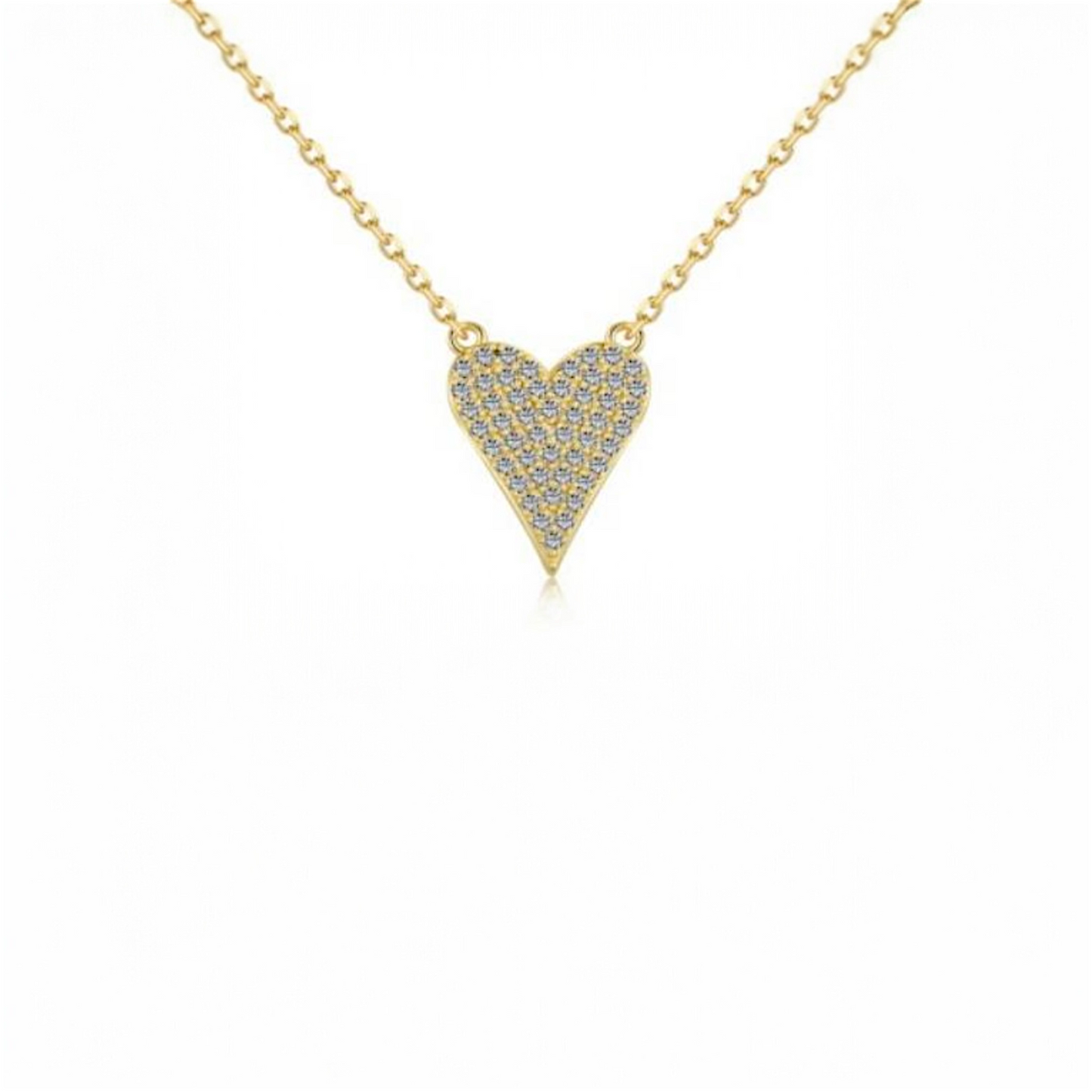 Pavé Heart Necklace