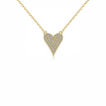 Pavé Heart Necklace