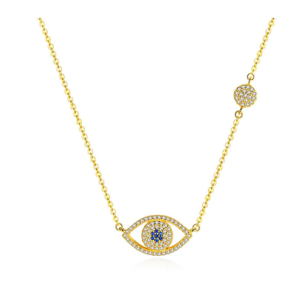 Evil Eye Necklace - Gold