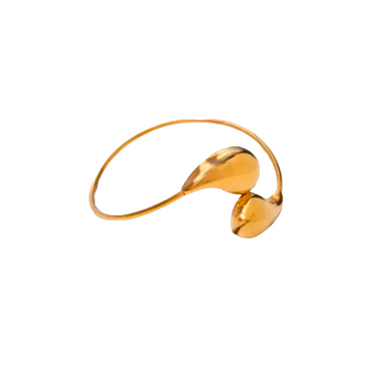 Golden Teardrop Bangle