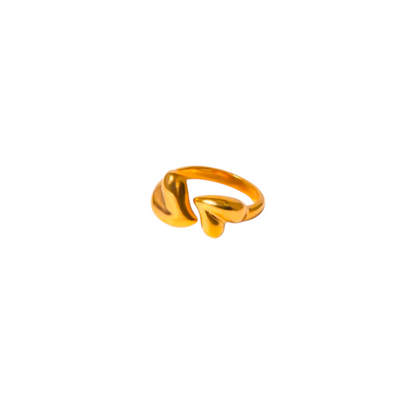 Golden Heart Ring