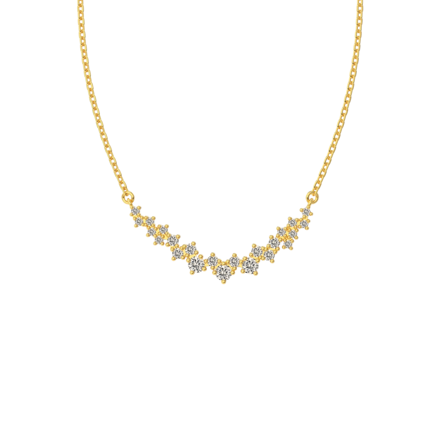 Golden Heart V Necklace