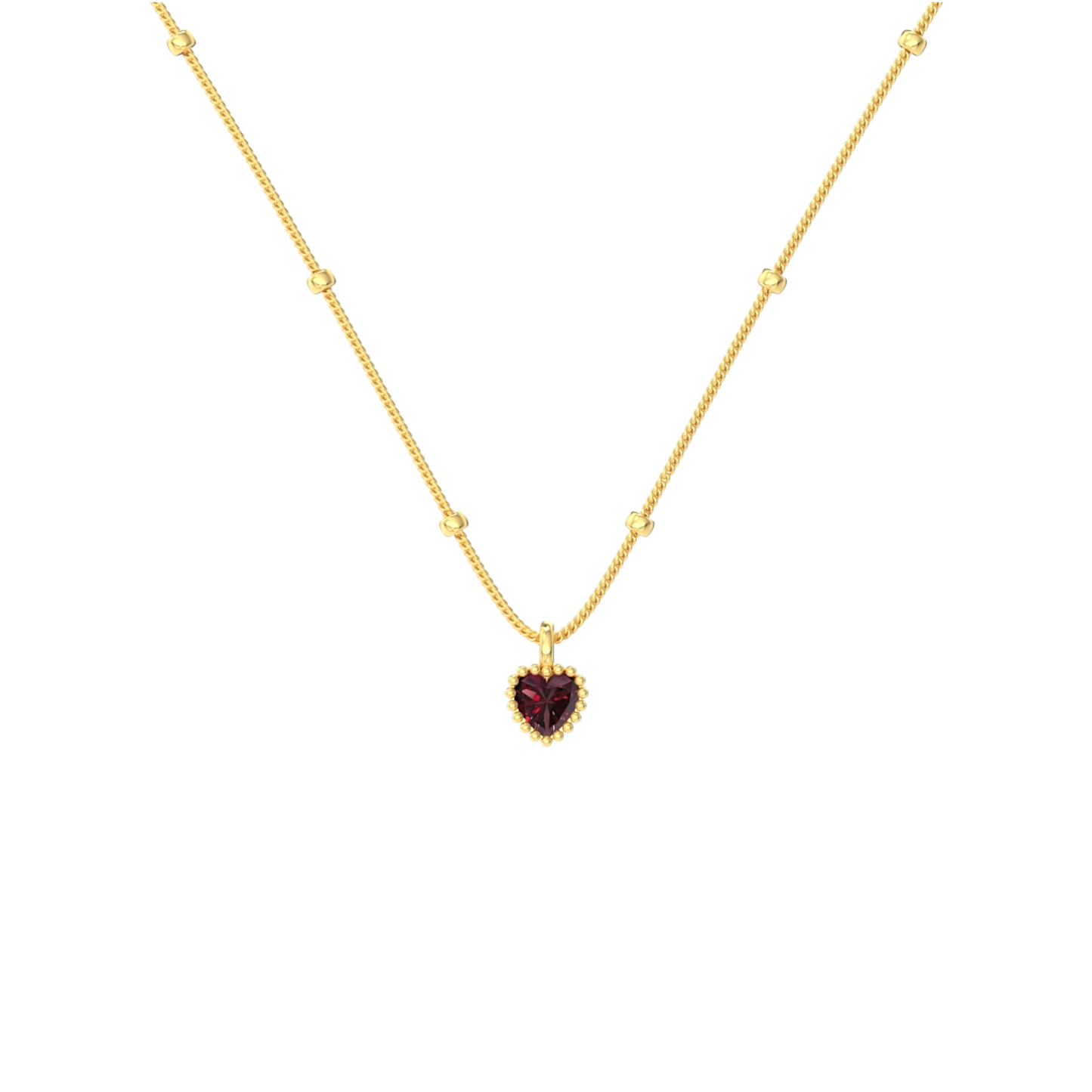 Red Heart Necklace