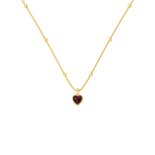 Red Heart Necklace