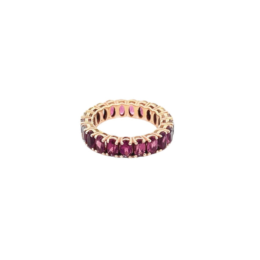 Amethyst Oval Eternity Ring