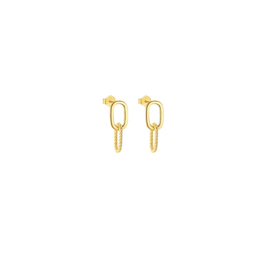 Oval Interlinked Earrings