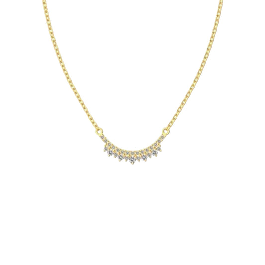 Cluster Curve Necklace