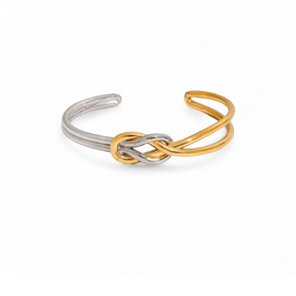 Two Tone Knot Bracelet