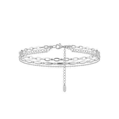 Layered Chain Anklet