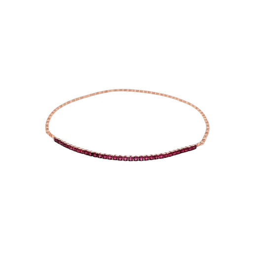 Pink Stone Rose Gold Anklet