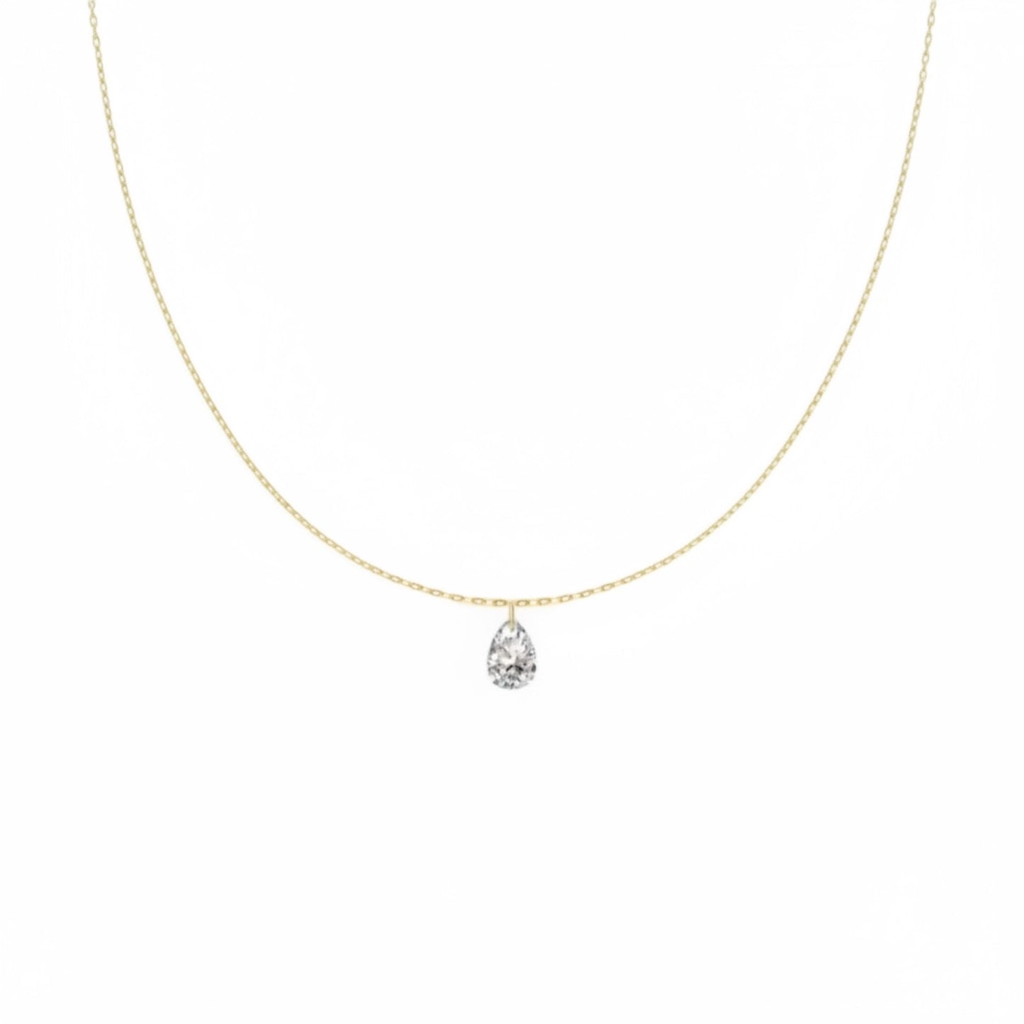 Teardrop Stone Necklace