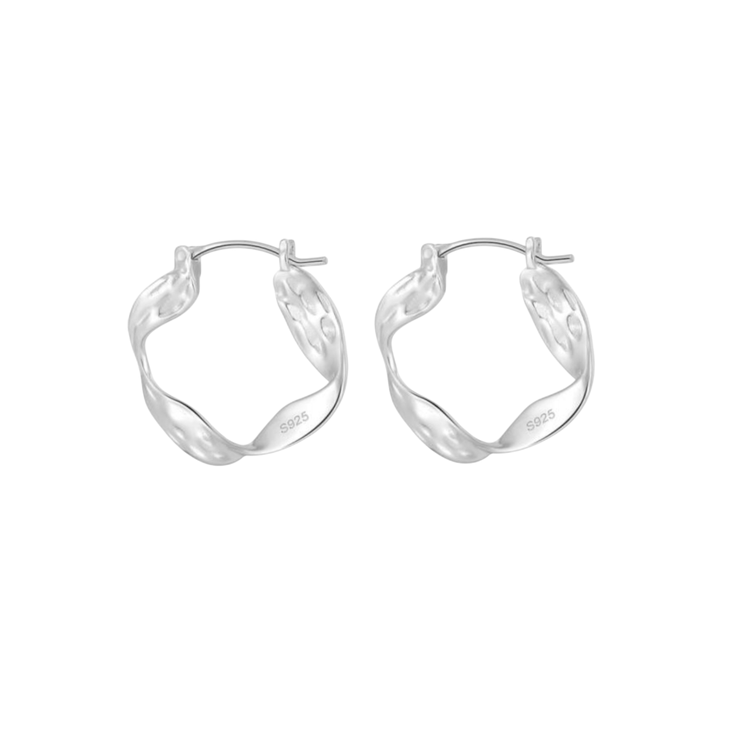 Silver Hoop Earrings