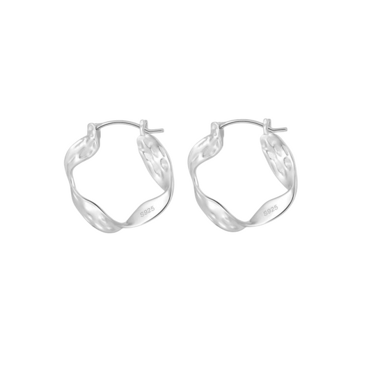 Silver Hoop Earrings