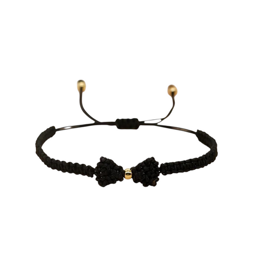 Black Bow Bracelet