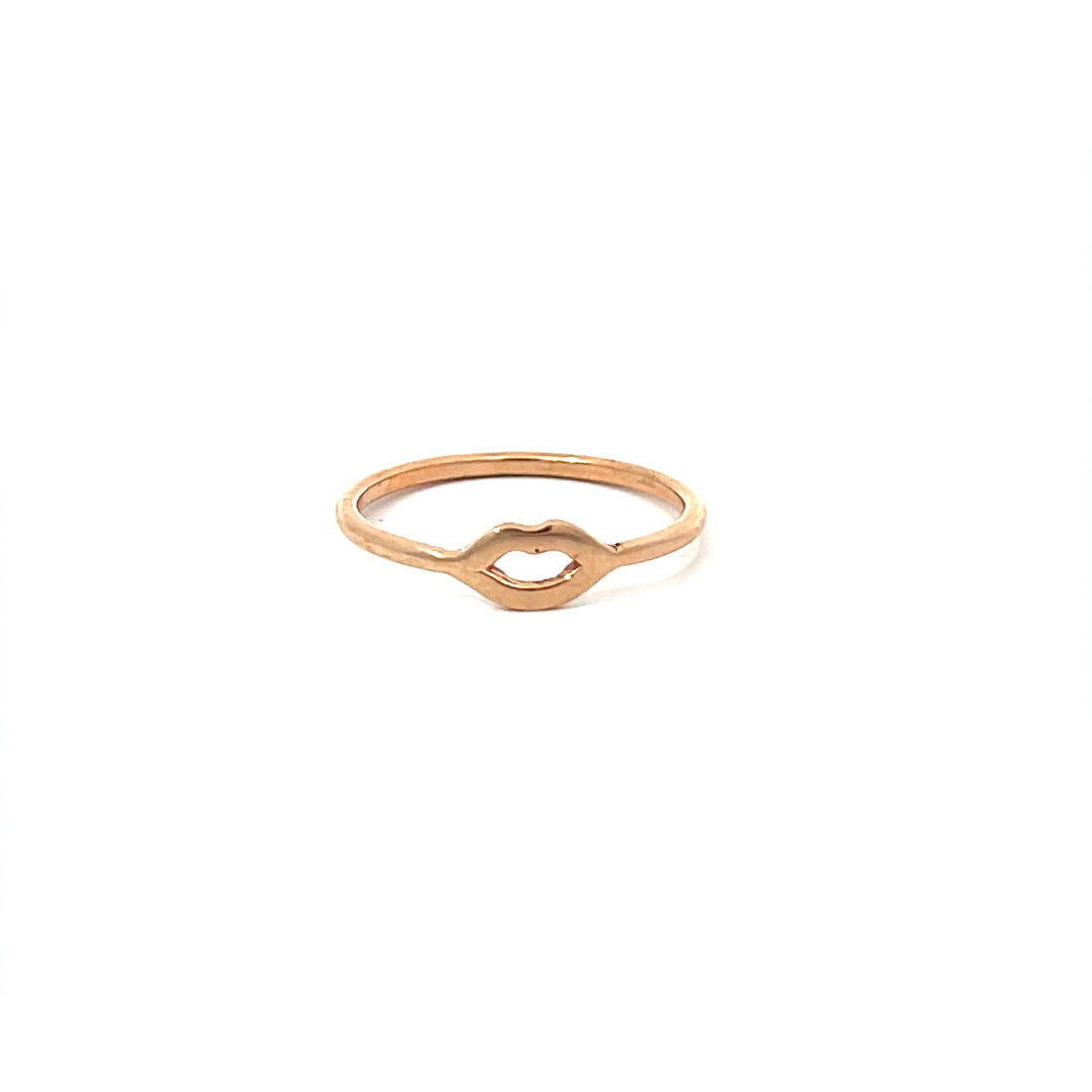 Rose Gold Lips Ring