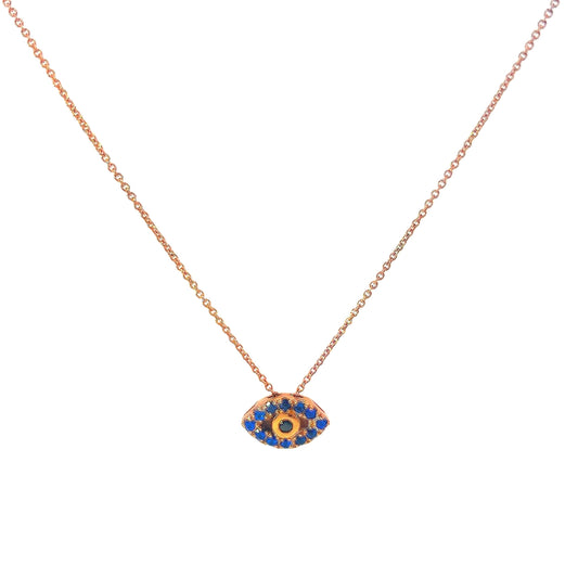 Blue Eye Pendant Necklace