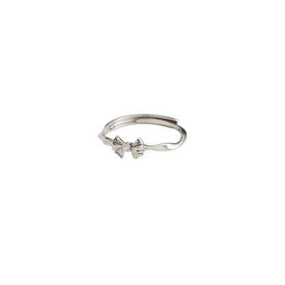 Bow Ring Silver Rings