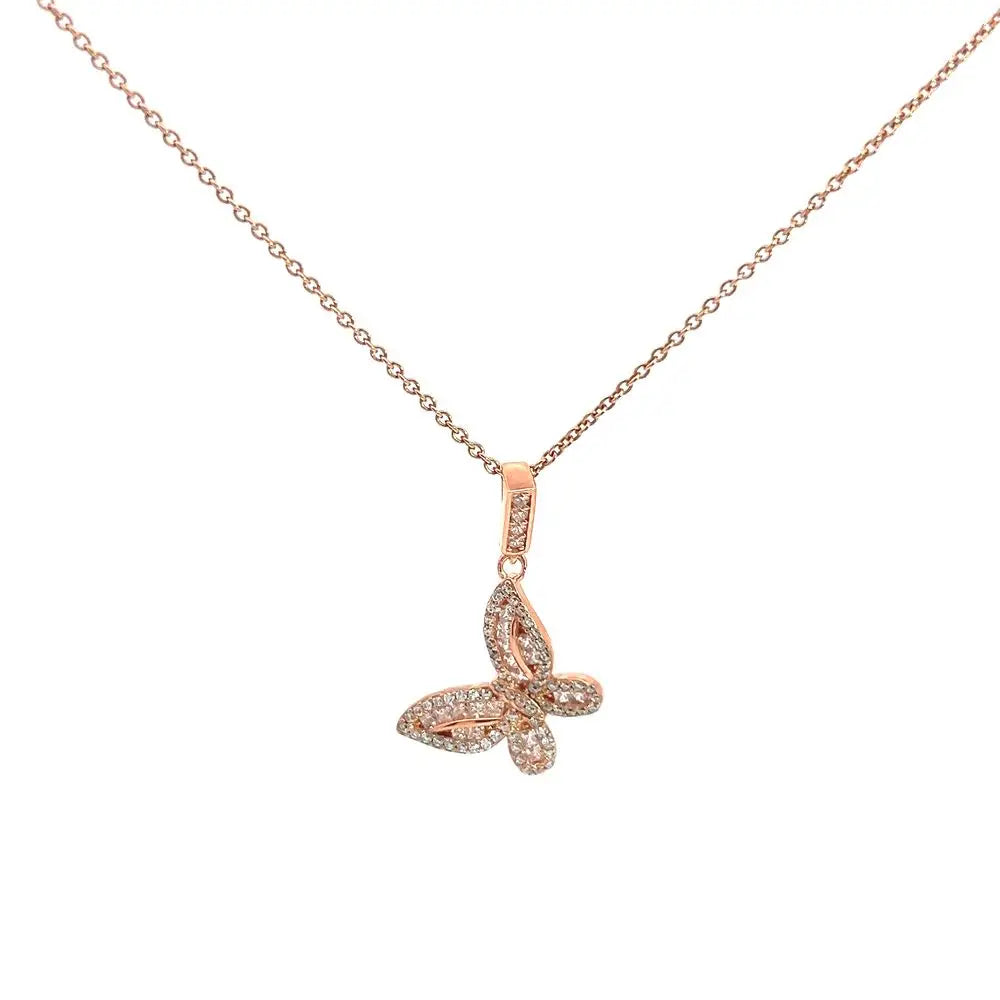 Butterfly Pendant Rose Gold Pendants