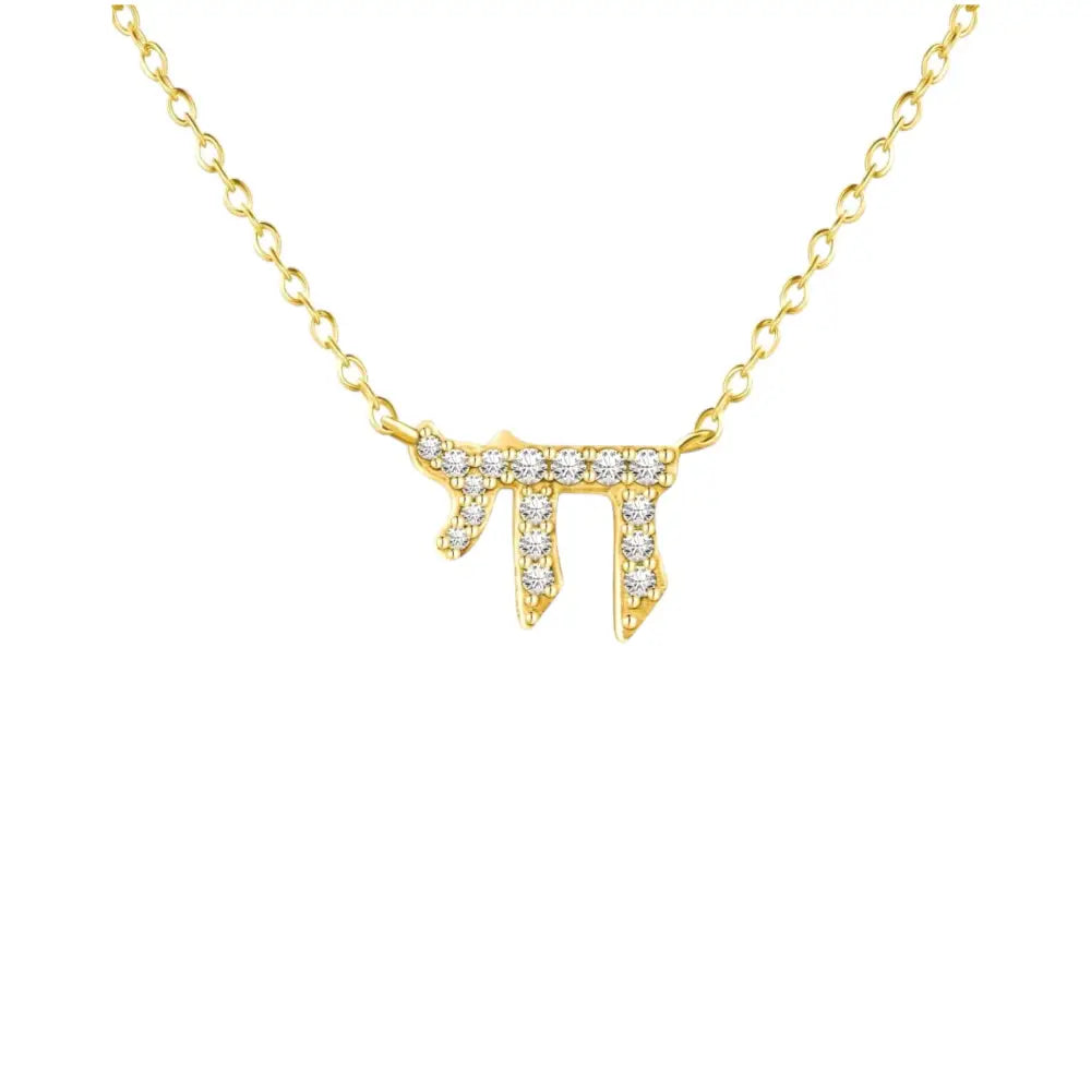 Chai Symbol Necklace Gold Necklaces
