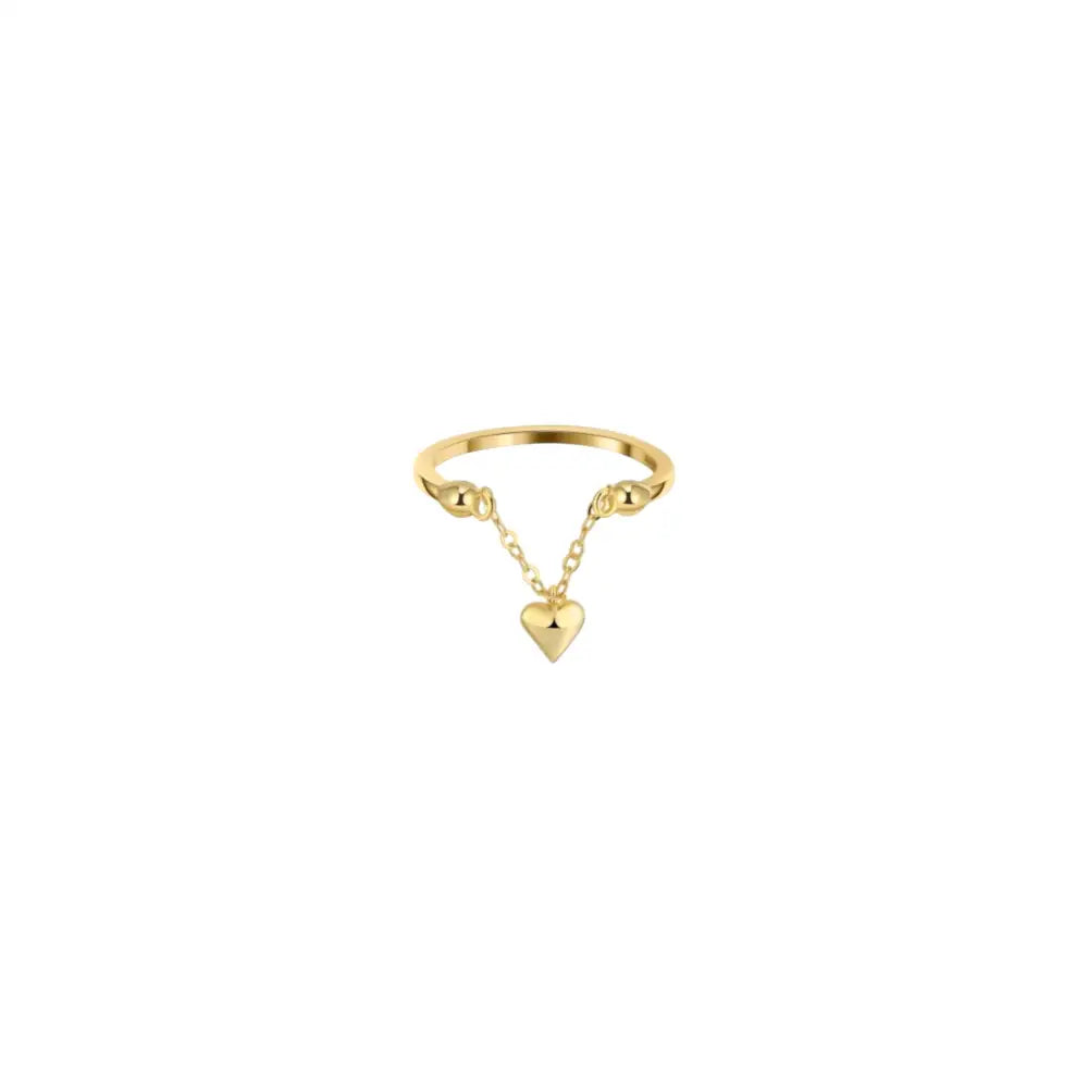 Charm Drop Ring Rings