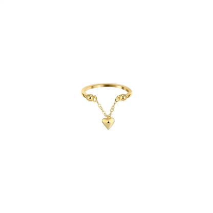 Charm Drop Ring Rings