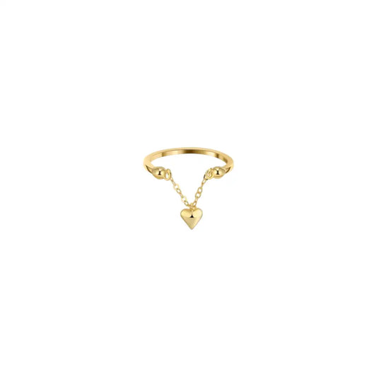 Charm Drop Ring Rings